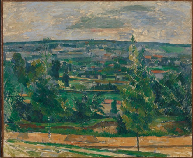 Landscape in Jas de Bouffan de Paul Cézanne