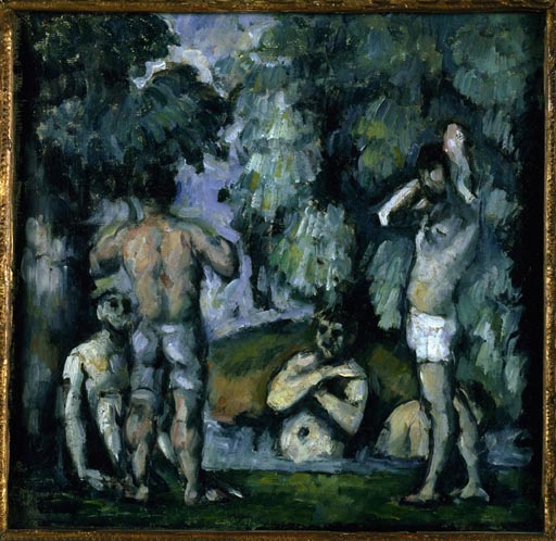 Les cinq baigneurs de Paul Cézanne