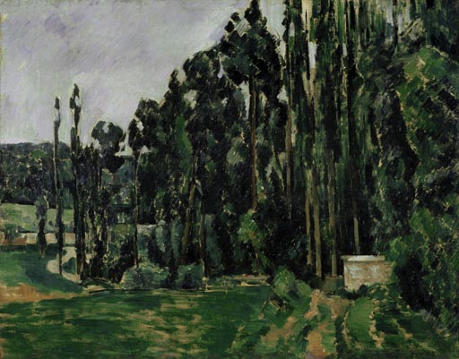 Les peupliers de Paul Cézanne