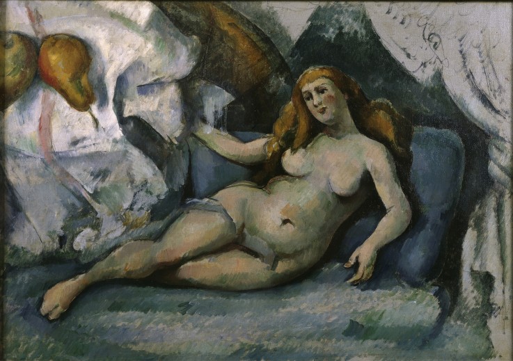 Lying Nude (Femme Nue) de Paul Cézanne