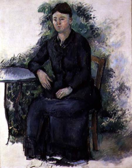 Madame Cezanne in the Garden de Paul Cézanne
