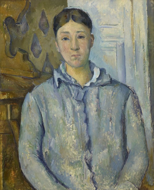 Madame Cézanne in Blue de Paul Cézanne