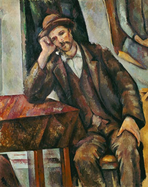 Man with pipe de Paul Cézanne
