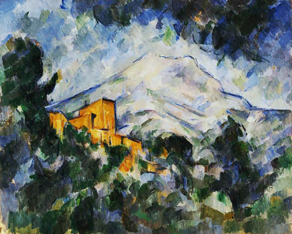Mont Sainte-Victoire and Château Noir de Paul Cézanne