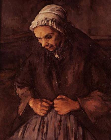 Old Woman with a Rosary de Paul Cézanne