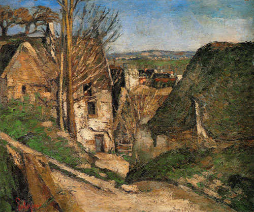 La maison you pendu (Auvers-sur Oise) de Paul Cézanne