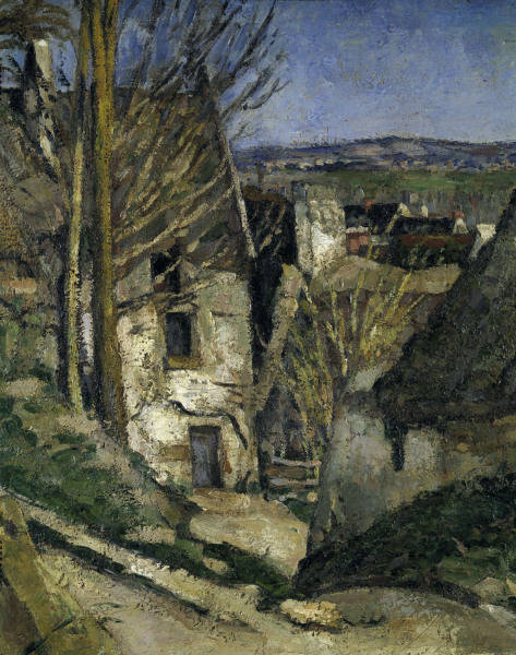 P.Cezanne / House of the hanged / Detail de Paul Cézanne