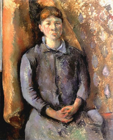 Portrait madam Cezanne IV. de Paul Cézanne
