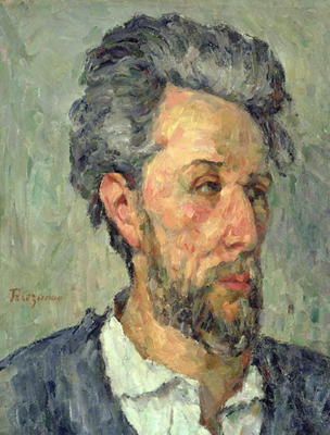 Portrait of Victor Chocquet, 1876-77 (oil on canvas) de Paul Cézanne