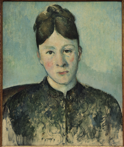 Portait of Madame Cézanne de Paul Cézanne