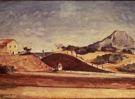 The Railway Cutting de Paul Cézanne