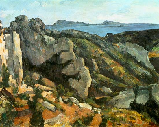 Rocks at L'Estaque de Paul Cézanne