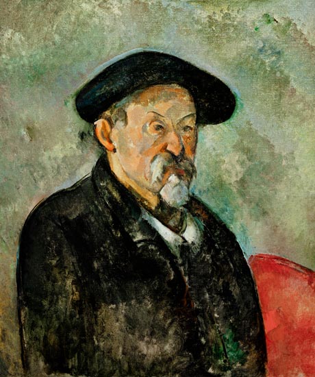 Alone portrait of I de Paul Cézanne