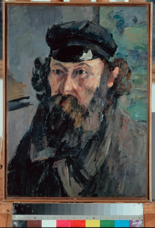 Self-portrait with a Casquette de Paul Cézanne