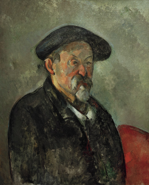 Self-portrait with beret de Paul Cézanne