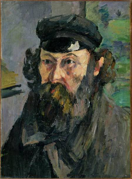 Self Portrait in a Casquette de Paul Cézanne