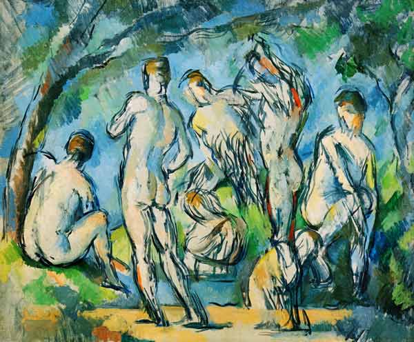 Seven Bathers de Paul Cézanne