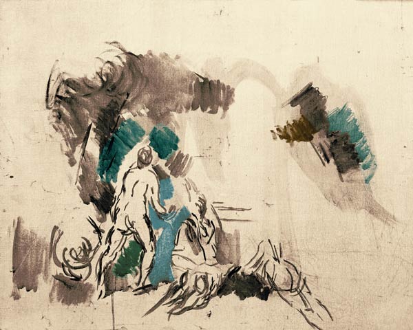 Sketch with Bathers de Paul Cézanne