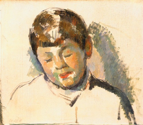 Outline to a portrait of the son of the artist de Paul Cézanne