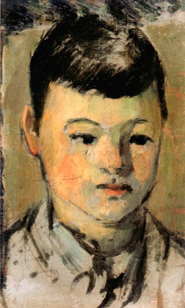 Outline of a portrait of the son of the artist de Paul Cézanne