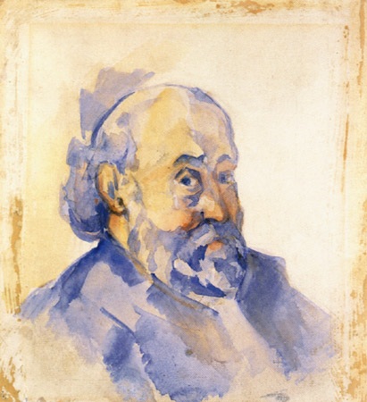 Outline: Alone portrait de Paul Cézanne