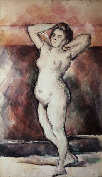 Standing nude de Paul Cézanne