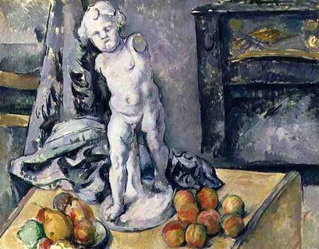 Still Life with Statuette de Paul Cézanne