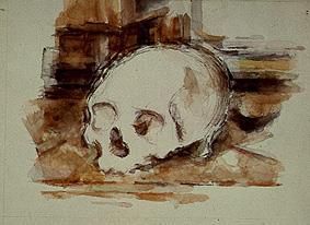Study of a skull. de Paul Cézanne
