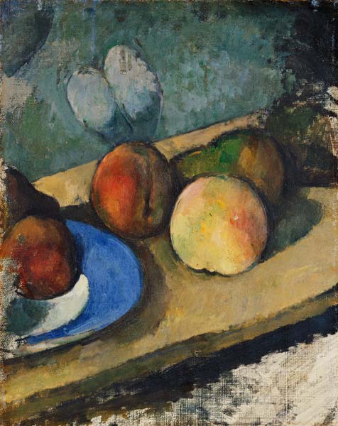 The Blue Plate de Paul Cézanne