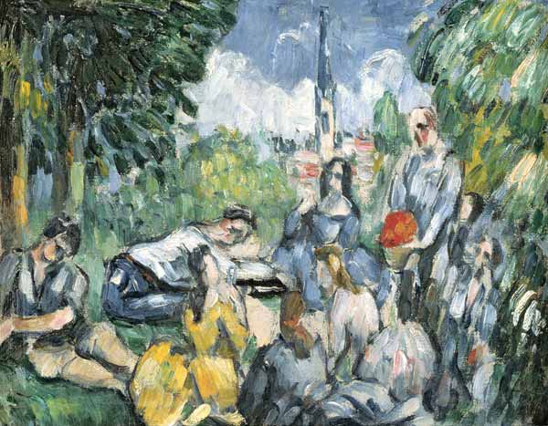 The Picnic (Dejeuner sur l'Herbe) de Paul Cézanne