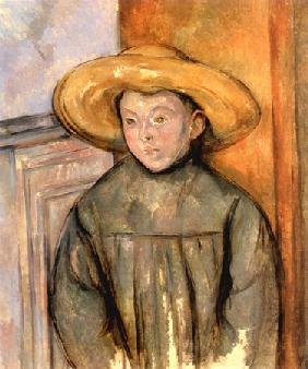 Child with straw hat