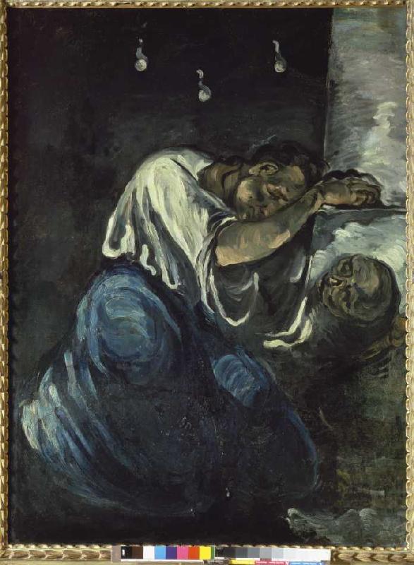 Mourning Magdalena. de Paul Cézanne