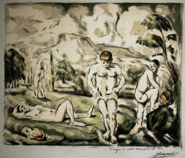 Four bathers de Paul Cézanne