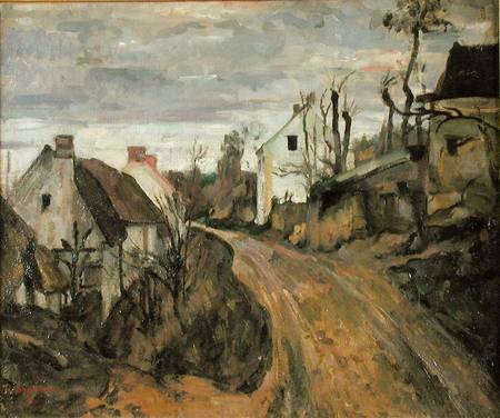 The Village Road, Auvers de Paul Cézanne