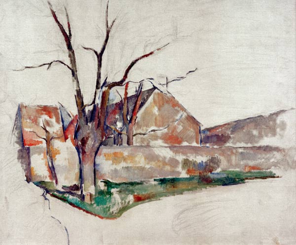 Winter landscape de Paul Cézanne