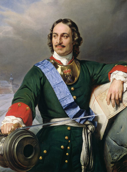 Peter I the Great (1672-1725) 1838 de Paul Delaroche