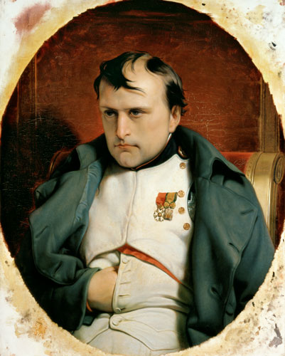 Napoleon (1769-1821) in Fontainebleau de Paul Delaroche