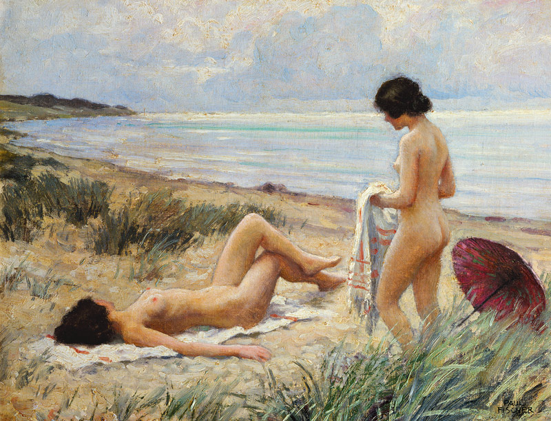 Summer on the Beach de Paul Fischer