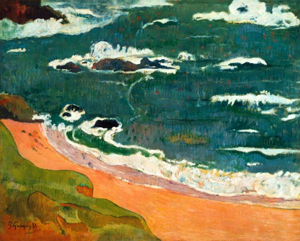 Run aground with Le Pouldu. (Collection Henry Ford de Paul Gauguin