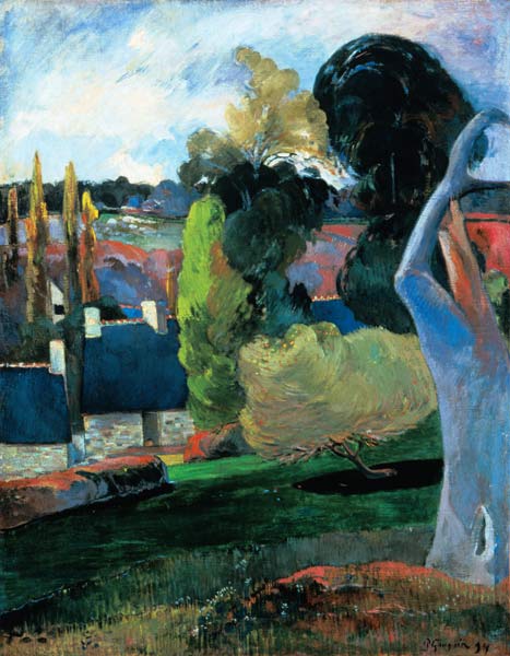 Farm in Brittany de Paul Gauguin