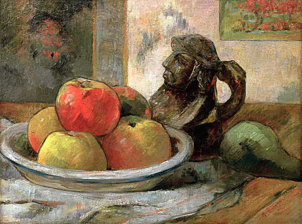 Still life with apples... de Paul Gauguin