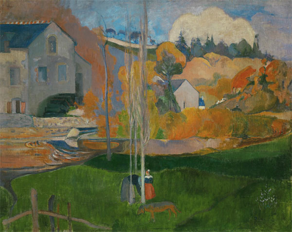 Brittany Landscape: the David Mill de Paul Gauguin