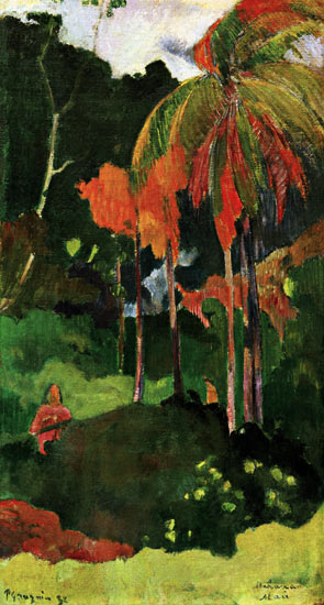 Mahana maa I de Paul Gauguin