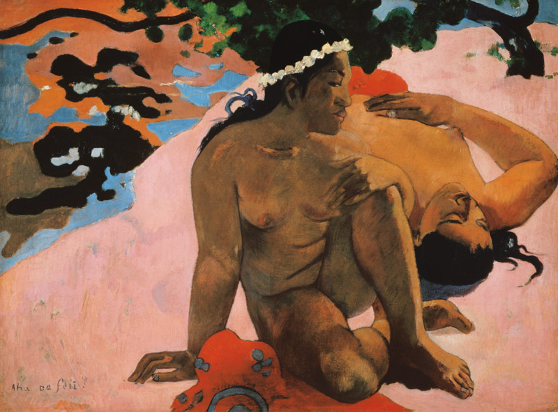 Aha oe Feii? (Are You Jealous?) de Paul Gauguin