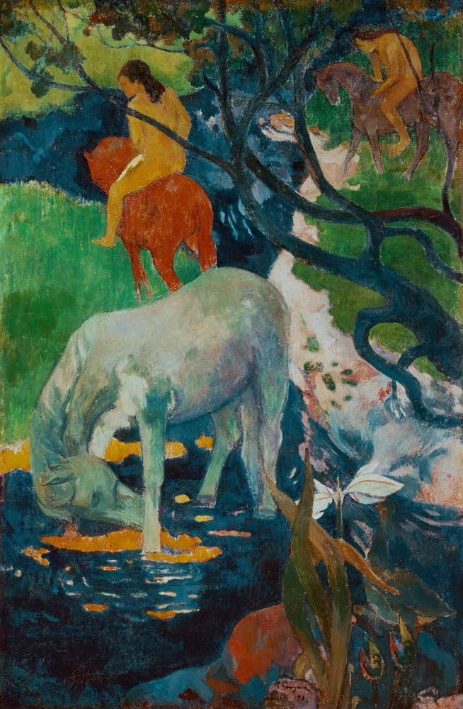 Gauguin / The white horse / 1893 de Paul Gauguin
