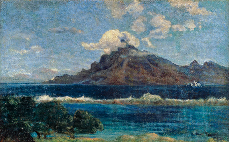 Paysage de Te Vaa (Tahiti) de Paul Gauguin