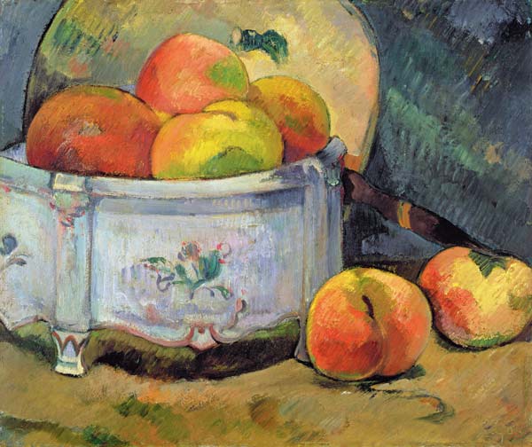 Still-life with peaches de Paul Gauguin