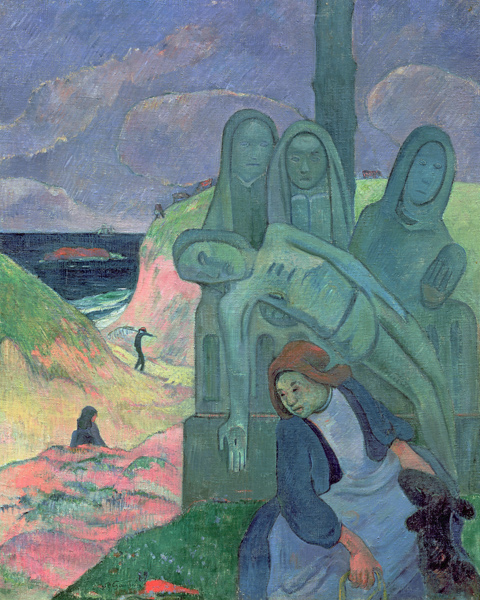 The Green Christ (Breton Calvary) de Paul Gauguin