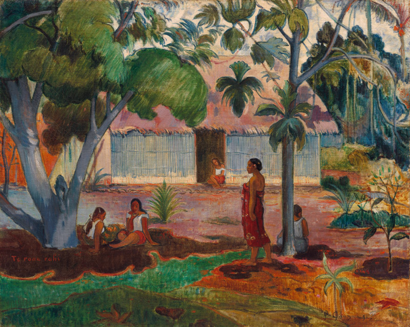 (the big tree Te Ra ' au Rahi) de Paul Gauguin