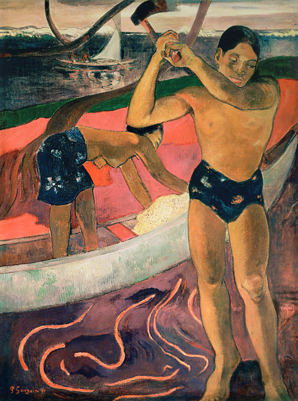 The Man with an Axe de Paul Gauguin